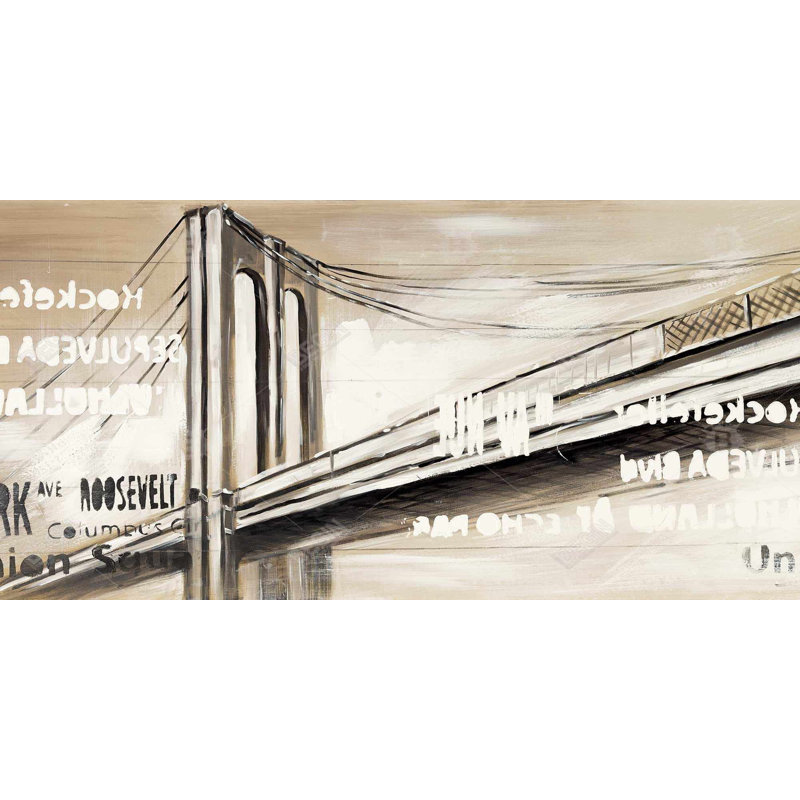 City brige - 15.75"x31.50" Desk mat
