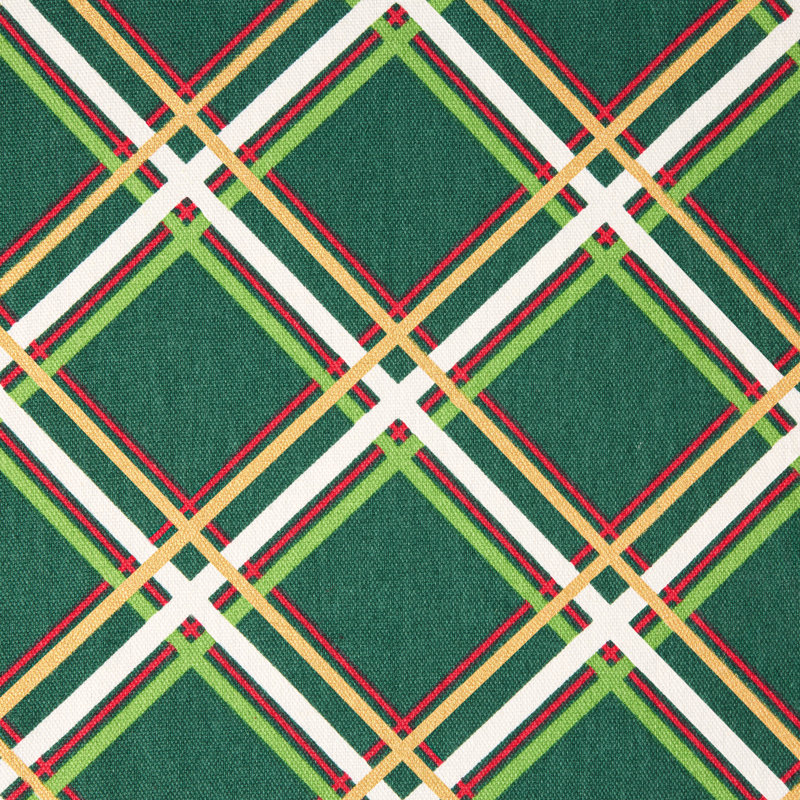 KATE SPADE NEW YORK Acrobat Plaid Holiday 4-Pack Placemat Set 13”x19” Green/Red
