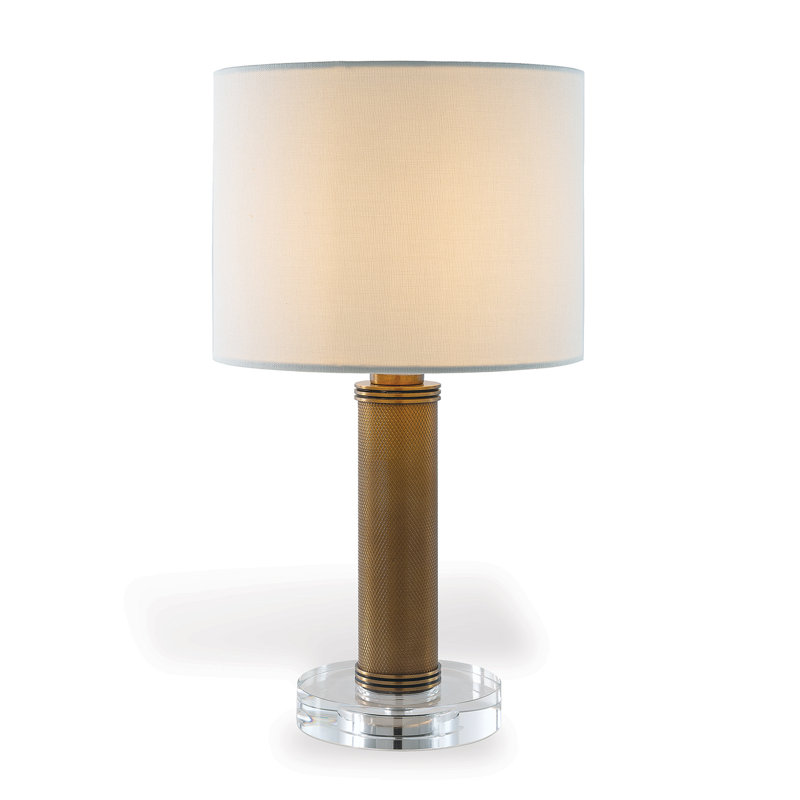 Billy Mini Lamp, Light Beige, Clear/Brass