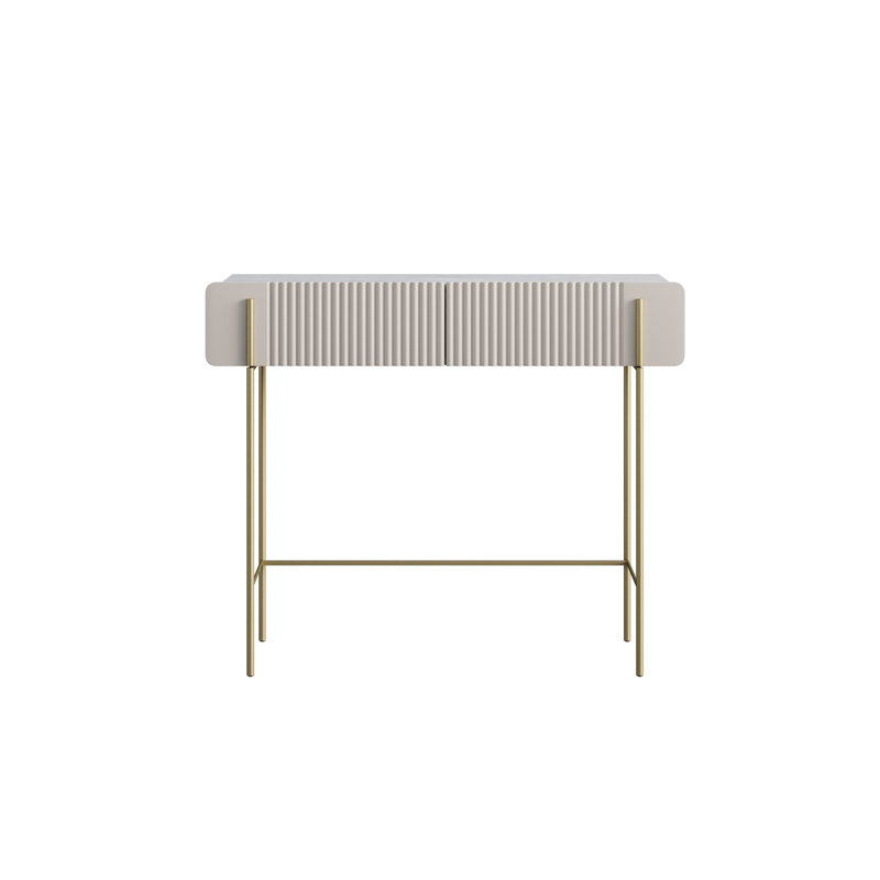 Otteridge Dressing Table, Cashmere/Gold