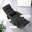 Fauteuil inclinable électrique avec télécommande, noir