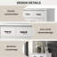 Commode 5 tiroirs 31 "
