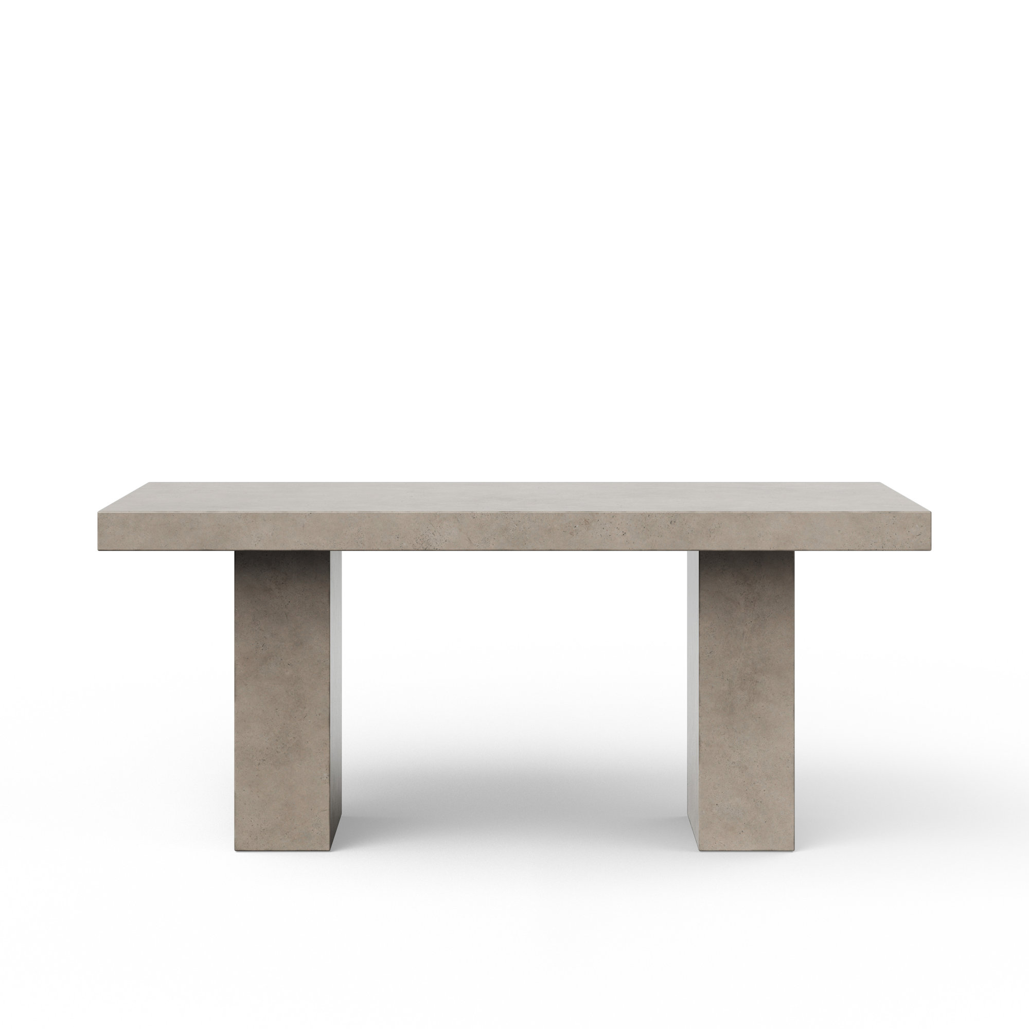 Kareen Pedestal Dining Table, Dark Gray, 82.75" L x 39.25" W, Counter Table (36.25" Height)