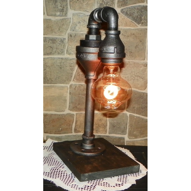 Moberg Solid Wood Arched Lamp