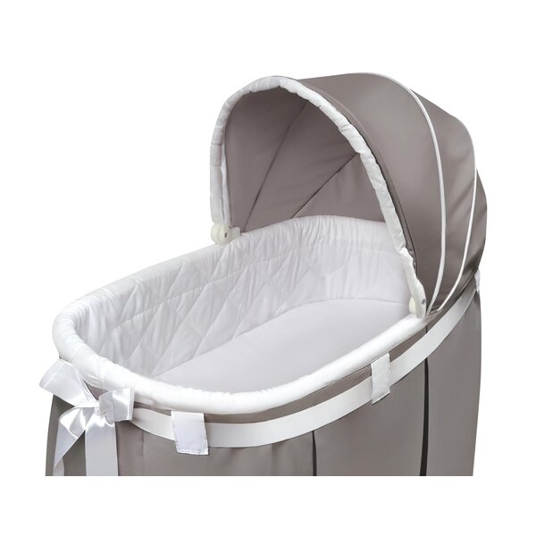 Harriet Bee Degeorge Bassinet with Bedding with Mattress and Stand ...