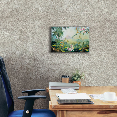 "Epic Graffiti" Dreamy Tropics "par Julia Purinton, art mural sur toile