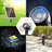 Black Low Voltage Solar Powered Integrated LED Spot Light (Set of 6)