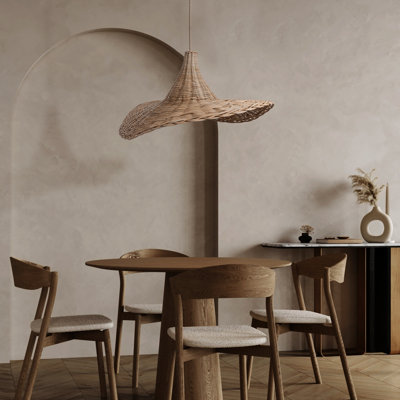 Luminaire suspendu zen en rotin Zen