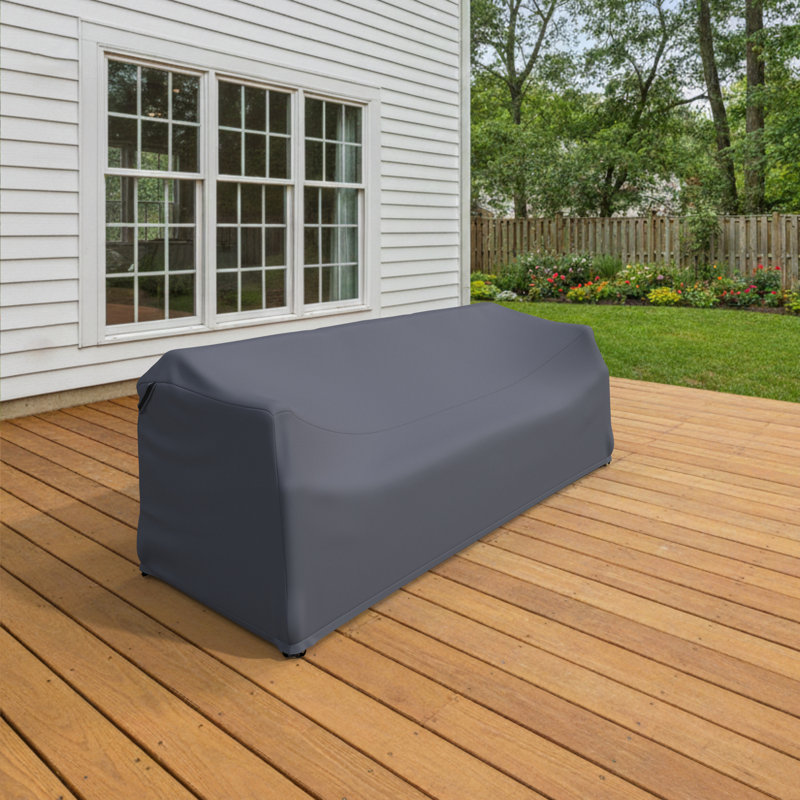 Housse pour canapé de patio en bois d'acacia Adelayda