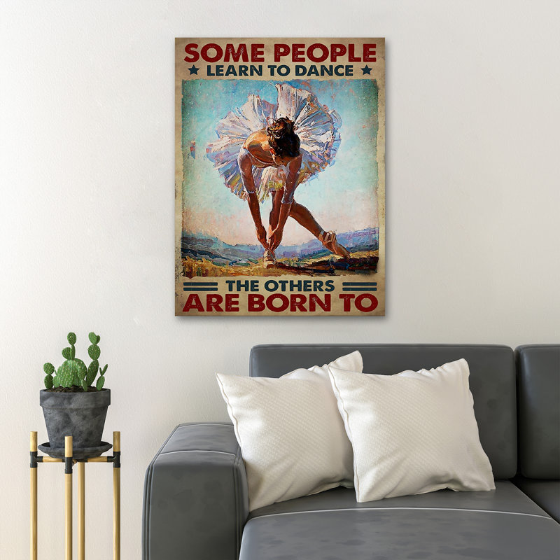 «Beautiful Ballet Girl Dancing», impression sur toile tendue, H 36 po x l 24 po x P 2 po