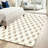 Floral Striped Area Rug, Vintage Botanical Print Accent, Soft Non-Slip Machine Washable Floor Mat for Living Room, Bedroom, Home Decor-129764593