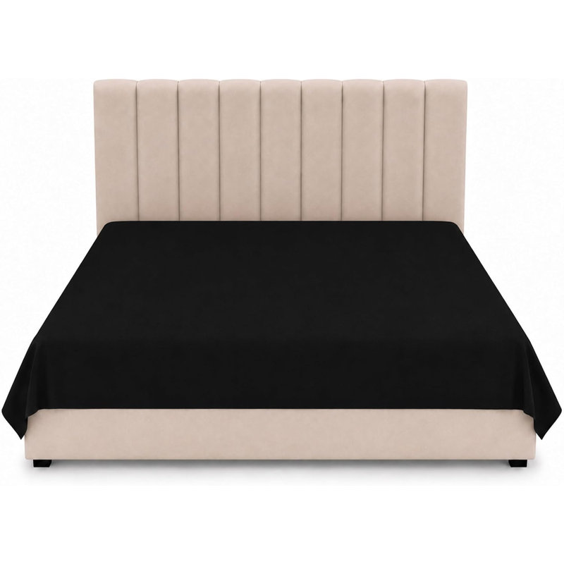 Rebrilliant Flat Sheet, Double, Black