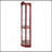 Exquisite Lighted Corner Cabinet With Adjustable Shelves And Carved Decoration-1067051866