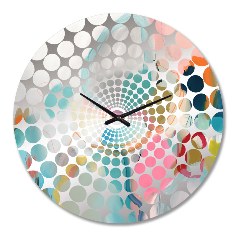 Horloge murale Hasko - Minimalisme abstrait, Grand