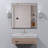 36X36" Oversized Modern Rectangle Bathroom Mirror with Balck Frame Decorative Large Wall Mirrors for Bathroom Living Room Bedroom Vertical or Horizontal Wall Mounted mirror with Aluminum Frame