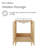 Cascade 24" Bathroom Vanity in Natural Oak-98796174