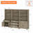 Scarlett 72.1"H X 101.6"W Bookcase With 5 Drawers And 2 Cabinets, Tall Book Case With 3-Tier Open Book Shelfs, Large Wood Bookcases Farmhouse Bookshelves For Living Room Bedroom Home Office Kitchen, 72''-271312598