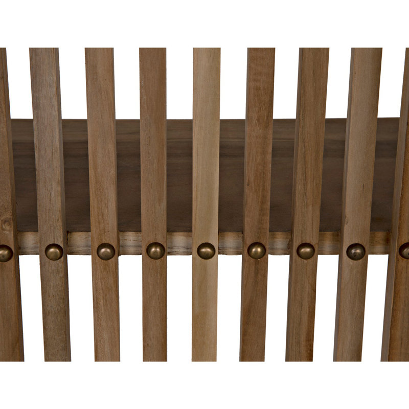 Opal Solid Wood Etagere Bookcase