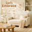 Canapé 50 po, velours côtelé confortable avec coussin, structure en bois massif, siège profond moderne, chambre à coucher et salon, canapé de bureau-936110188