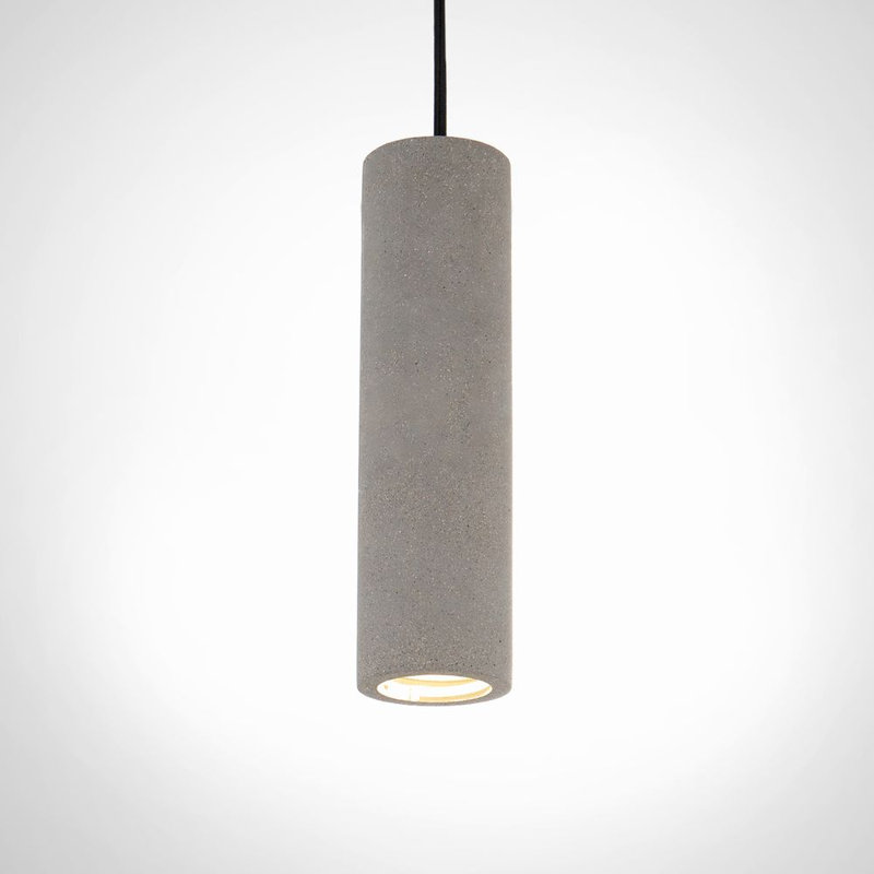 Soloman 1 - Light Cylinder Pendant, Grey, Black
