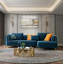 Canapé et chaise longue en velours de 141 po Stoltenberg-1925898067-1925895036