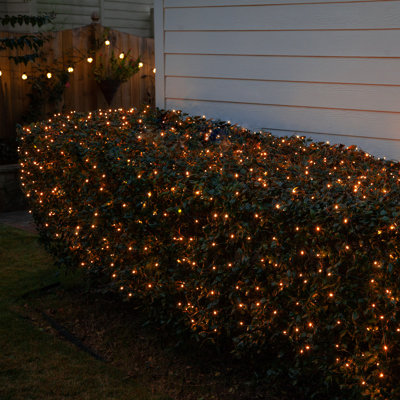 150-Bulb Mini Net Lights with Glass Bulbs