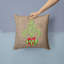 Coussin décoratif intérieur/extérieur fleur de noël tree tree