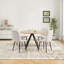 48cm H Tufted Upholstered Metal Upholstered Back Side Chair-1961224514