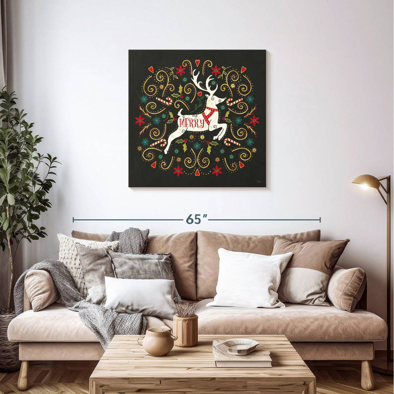 Lelend Otomi Holiday IV - noir, H 36 po x l 36 po