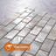  Carreau de mosaïque en coquille de nacre naturelle 12 po x 12 po, paquet de 10-36951009