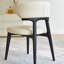 Ensemble de 2 chaises de salle à manger modernes entièrement assemblées, similicuir beige avec pieds en bois massif-1540734535-1531751734