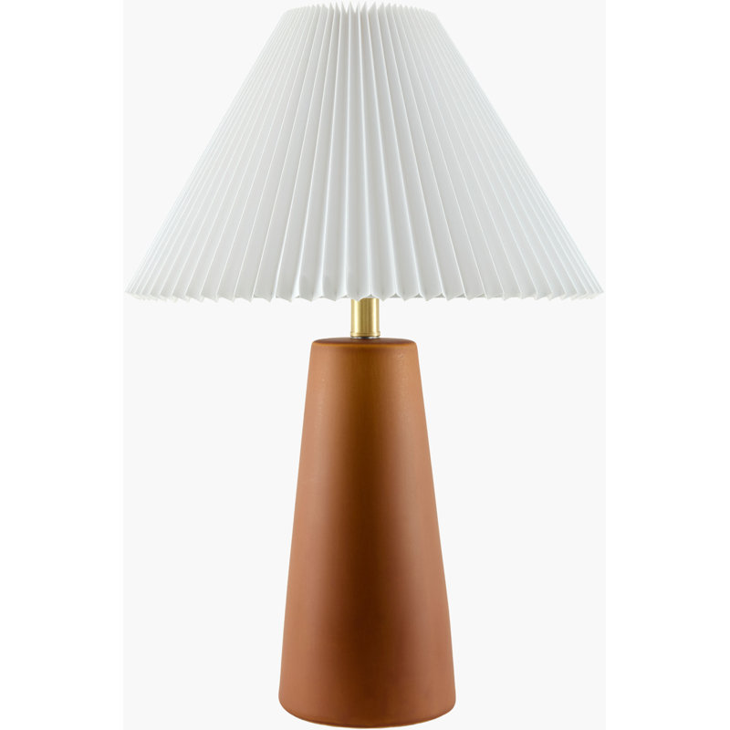 Vikundu Table Lamp, Dark Red