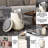 Round Ottoman Vanity Stool with Storage-97849617