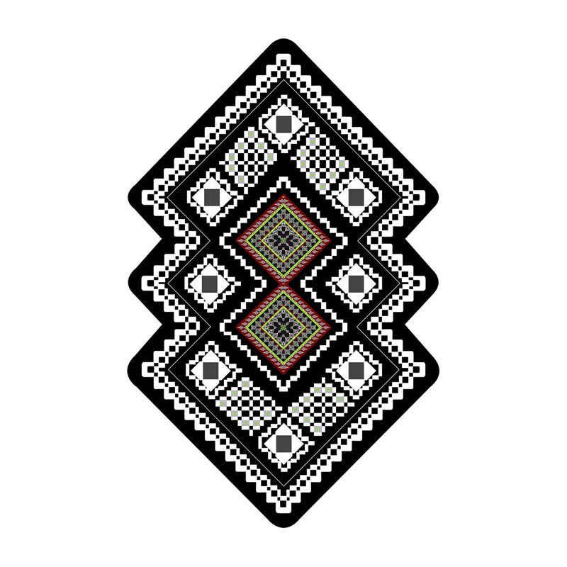 High-Quality Hall Carpet, 3D Digital Print, 3.3 x 4.9 Feet | 100% Polyester, 650 g/m², 0.3 in Pile Height | Antibacterial, Non-Slip Underside, Machine Washable | Perfect for Entryways, Living Rooms & More