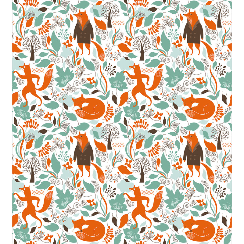 Ensemble de housse de couette fox, Très grand