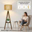 Lampe trépied avec tablettes Boho