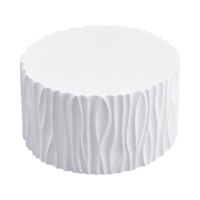Table de patio ronde avec base robuste