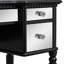 Ensemble de coiffeuse 43 "avec tiroirs en miroir et tabouret, miroir à trois volets, ensemble de coiffeuse pour chambre à coucher