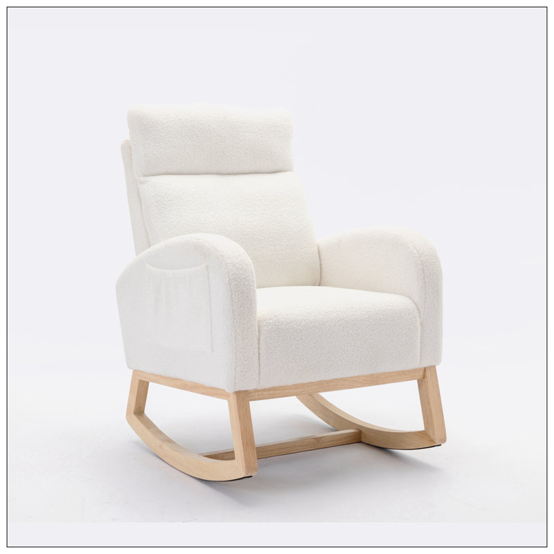 Chaise berçante Ecclesia Teddy, Ivoire