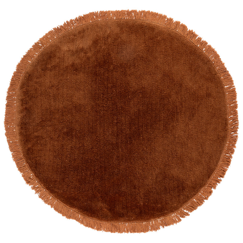 Vermont 575 Hand Tufted Performance Solid Color Rug, Round 6'