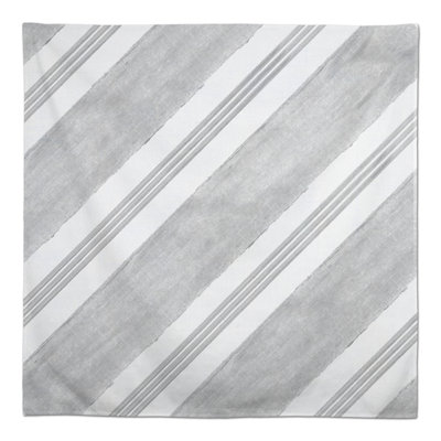 Gray Stripes Tablecloth