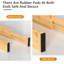 4 Pack Bamboo Drawer Dividers – Adjustable 17-22" Expandable Organizer for Kitchen, Bedroom, Bathroom, Dresser & Office, Natural