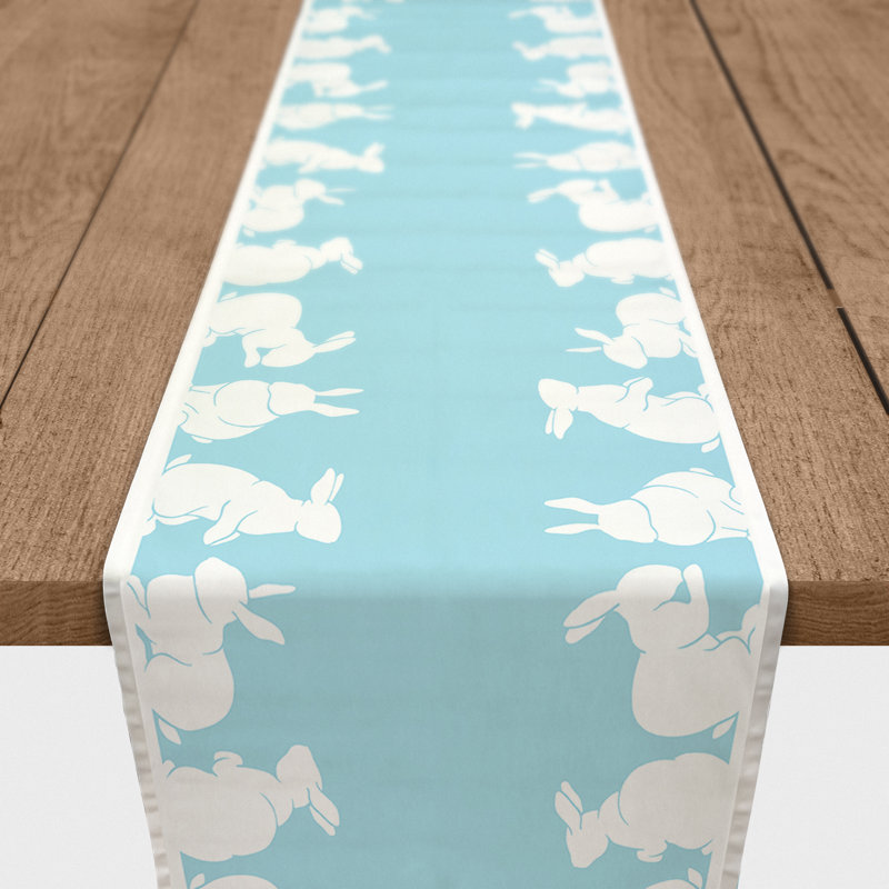 Chemin de table géométrique de Pâques Pendergast, L 72 po x l 16 po