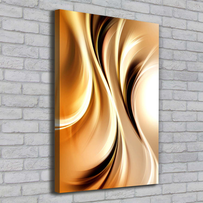 Abstract Waves - Wrapped Canvas Print