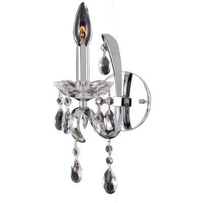 Catalani 1 LT Chrome/Clear Wall Sconce Allegri