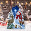 Décoration/figurine de jardin pour les amis et la maison de bonhomme de neige célestes et de la nature