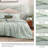 Comforter Set - 7 Pieces Pink Floral Bedding Sets for All Seasons, Farmhouse Bed in a Bag Queen with Wildflowers Fluffy Comforter, Sheets, Pillowcases & Shams-112013606-112013605