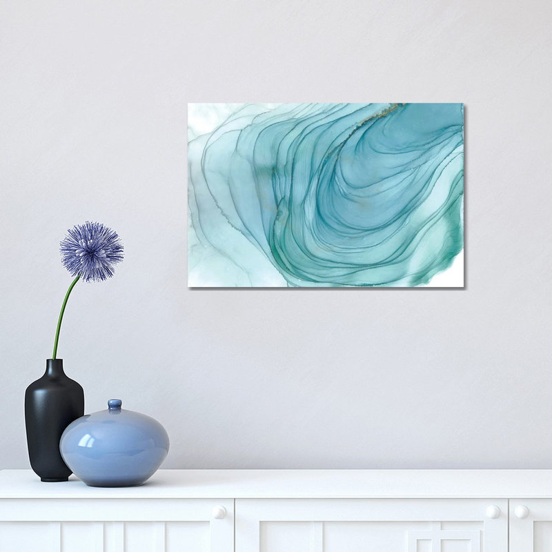 Splash 1 Piece Wrapped Canvas Wall Art
