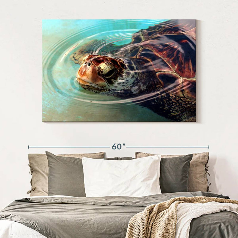 Brampt Peaking Turtle, 34" H x 51" W