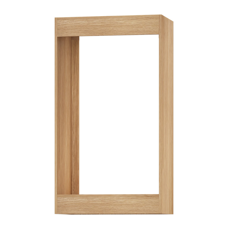 Unité de suspension double 19,5 po, système de placard modulaire, bois, 19,5 po de largeur, Bois naturel